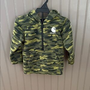 Carhartt Kids Green Camo Hoodie
